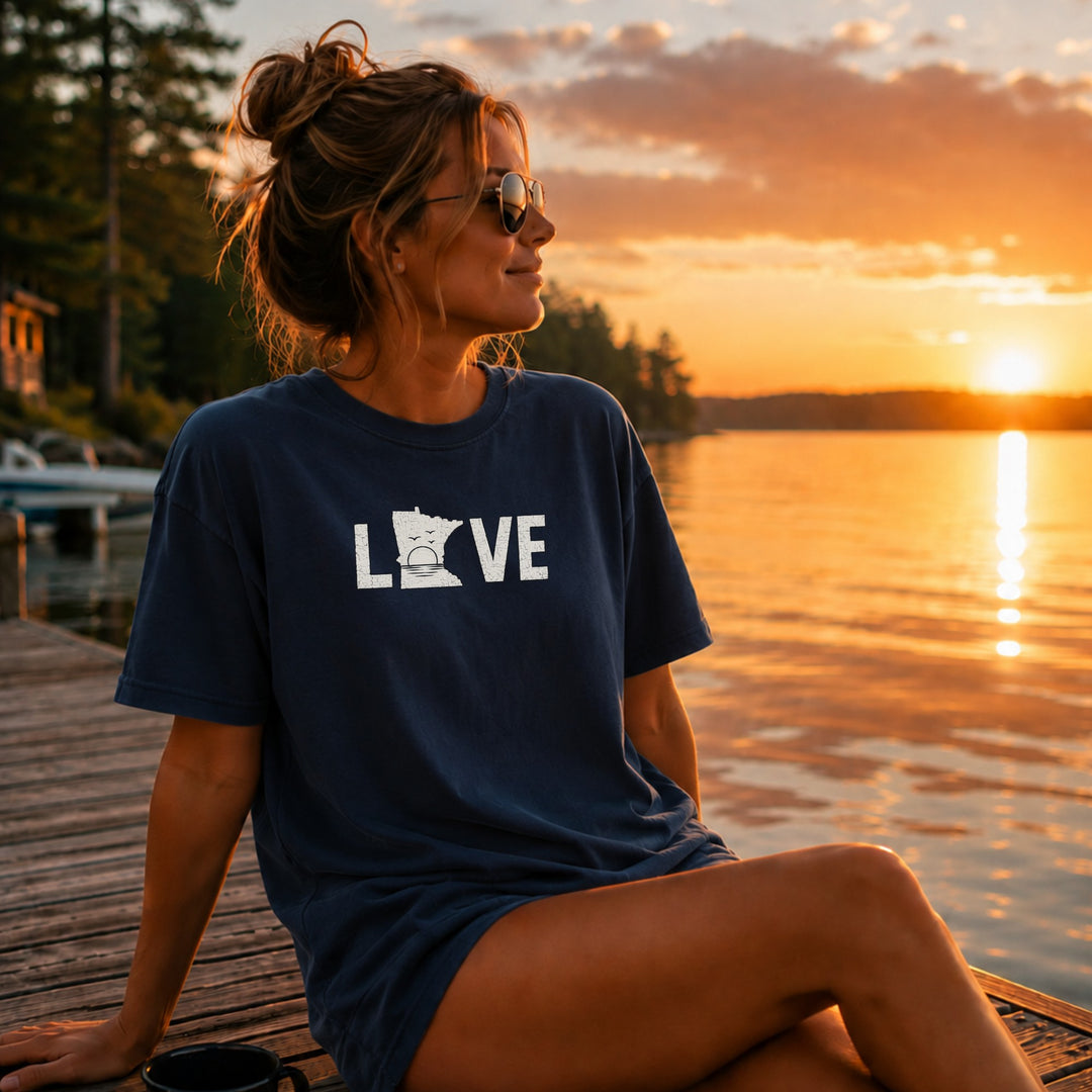 Minnesota LOVE Tee – Wear Your State Pride