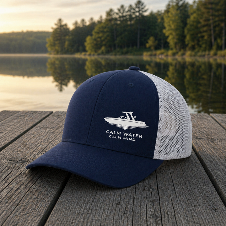 Calm Water Calm Mind Trucker Hat