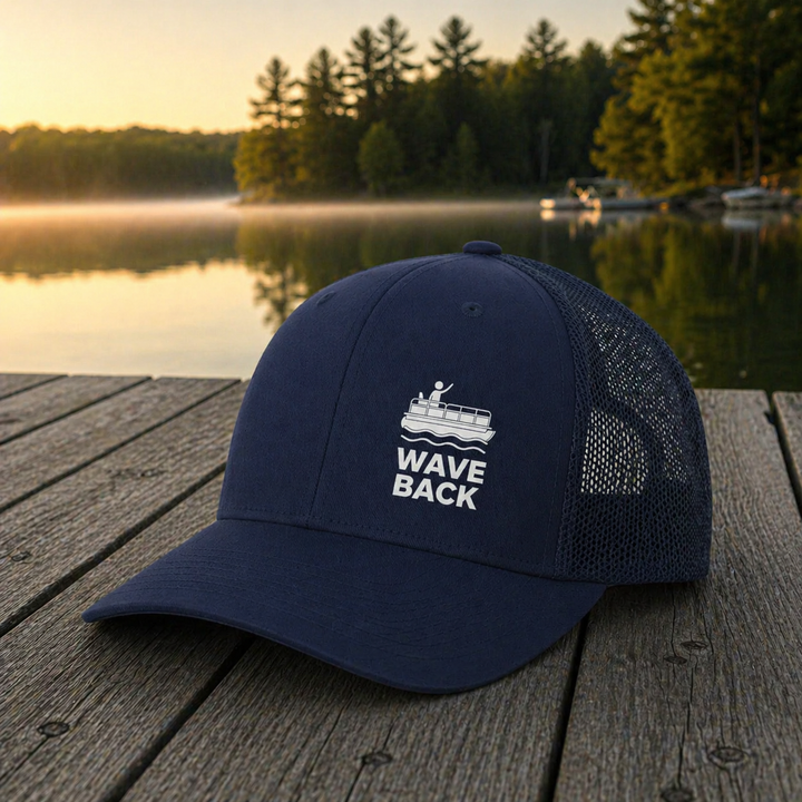 Wave Back Trucker Hat